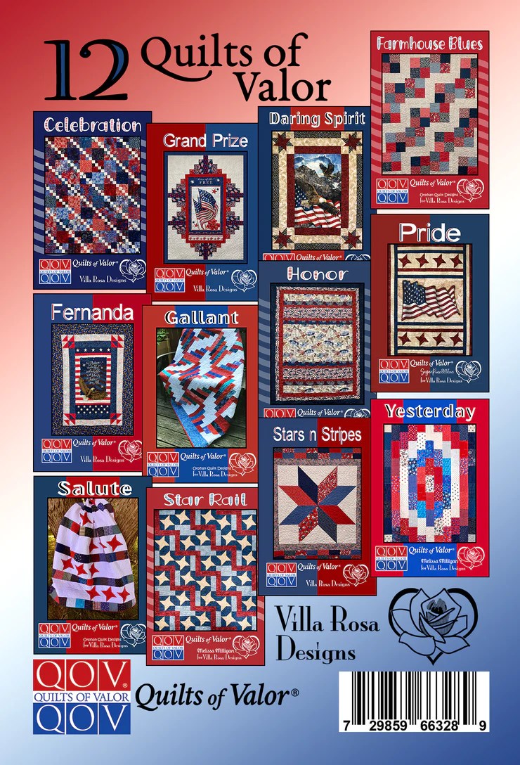new february vrd rose card quilt patterns and my quilts of valor