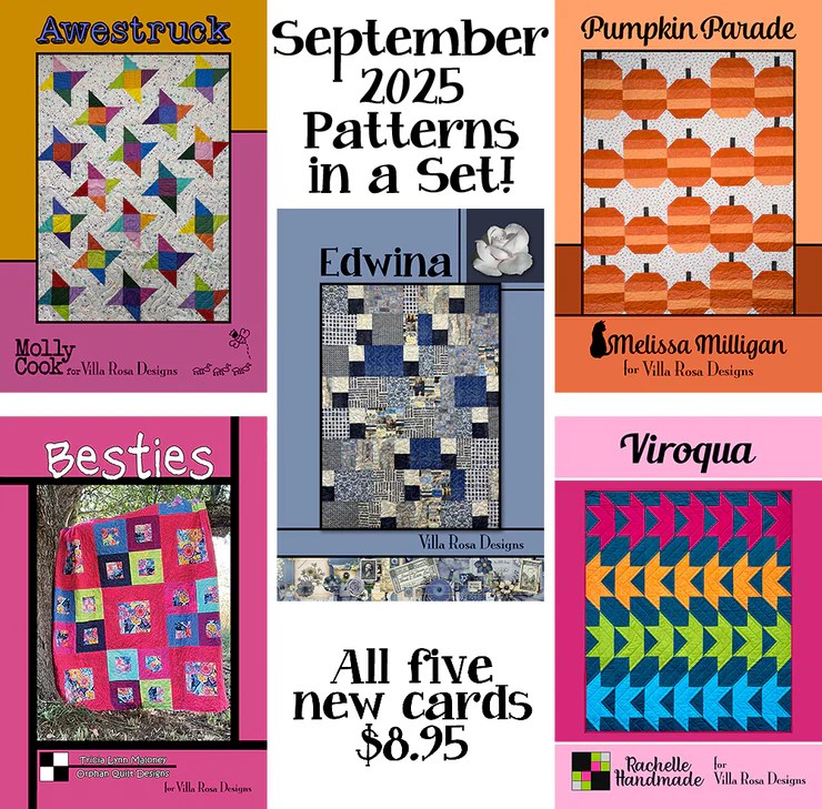 September Patterns Fall into Quilting: New Patterns & Tutorials for September
